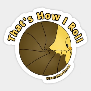 "That's How I Roll" Rubber Ducky Isopod Sticker